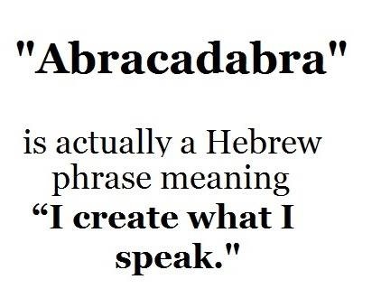 Abracadabra!